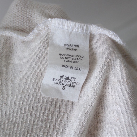 NWOT Cream Open Front Vest w/Embellished Racerback - Picture 8 of 8